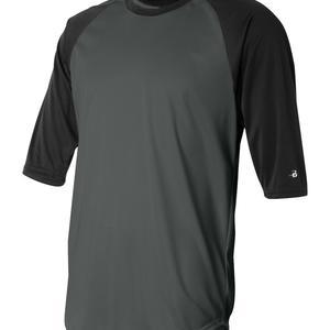 Men's B-Core Three-Quarter Sleeve Baseball T-Shirt - 4133