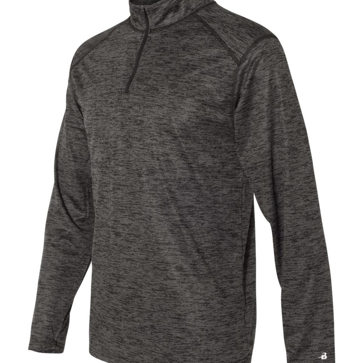 Men's Tonal Blend Quarter-Zip Pullover - 4172