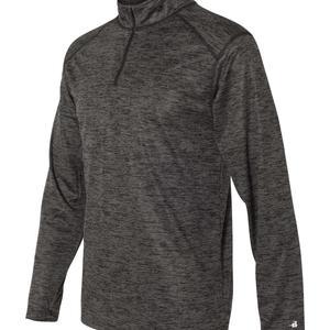 Men's Tonal Blend Quarter-Zip Pullover - 4172