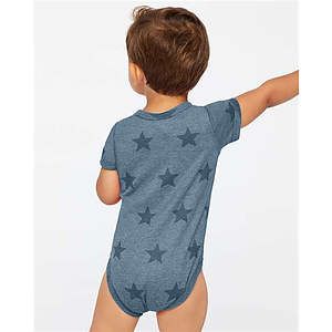 Infant Star Print Bodysuit - 4329