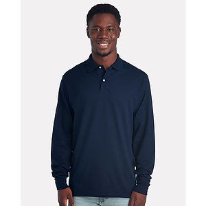 Men's Dri-Power® Long Sleeve Polo - 437LR