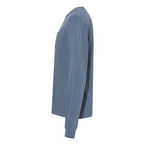 Unisex Garment-Dyed Heavyweight Long Sleeve Pocket T-Shirt - 4410