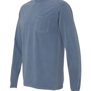 Unisex Garment-Dyed Heavyweight Long Sleeve Pocket T-Shirt - 4410
