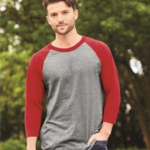 Unisex Three-Quarter Raglan Sleeve Baseball Jersey T-Shirt - 4420