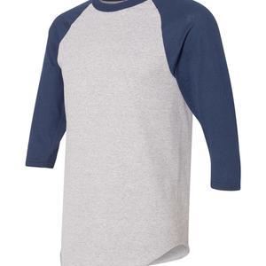 Unisex Three-Quarter Raglan Sleeve Baseball Jersey T-Shirt - 4420