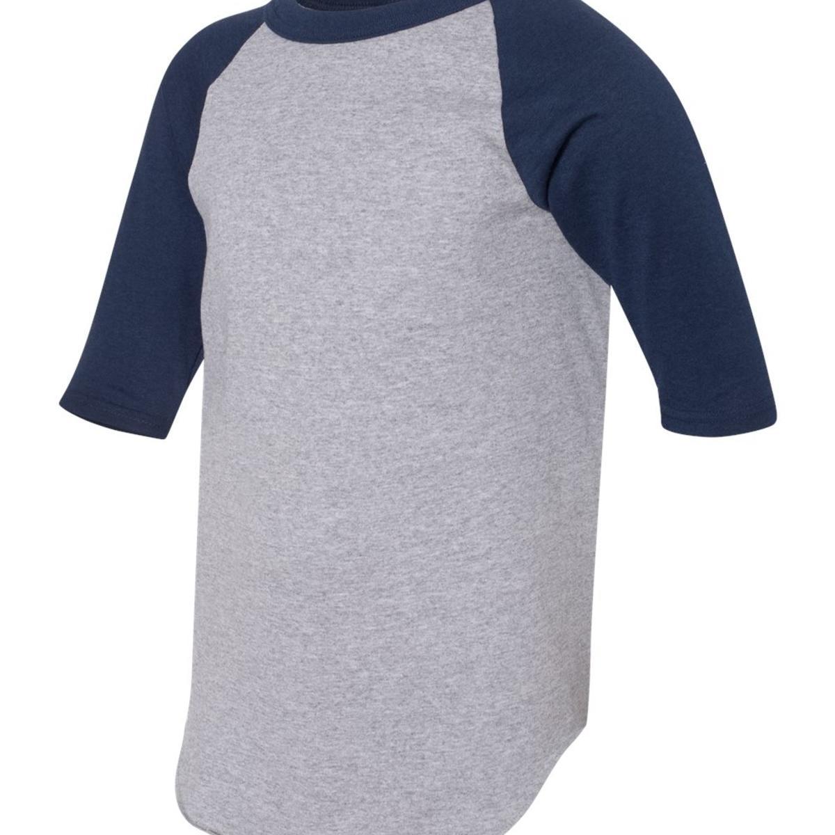 Youth threequarter sleeve baseball jersey 4421 Inkmule