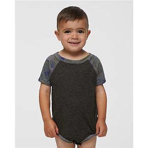 Infant Baseball Fine Jersey Bodysuit - 4430