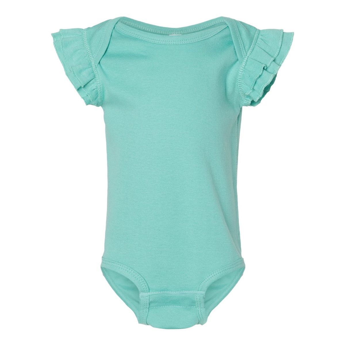 Infant Flutter Sleeve Baby Rib Bodysuit - 4439