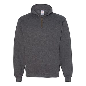 Unisex Super Sweats NuBlend® Quarter-Zip Cadet Collar Sweatshirt - 4528MR