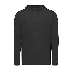 Men's Tri-Blend Surplice Hooded Long Sleeve T-Shirt - 4905