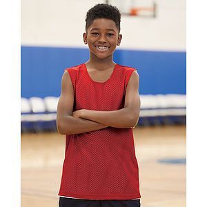 Youth Reversible Mesh Tank - 5228