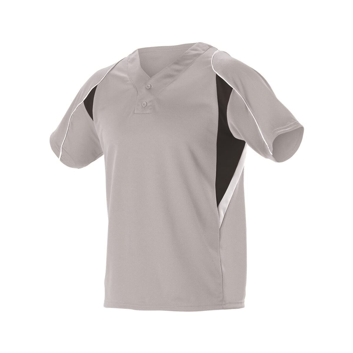 Youth Two Button Henley Baseball Jersey - 529Y