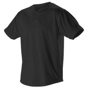 Youth Two Button Mesh Baseball Jersey with Piping - 52MTHJY