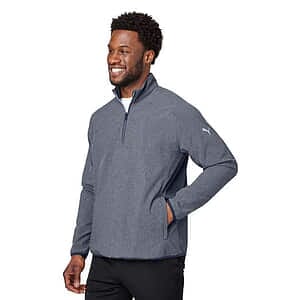 Men's Coastal Woven Quarter-Zip Pullover - 538931