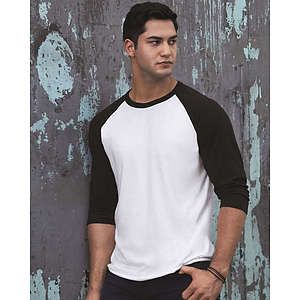 Premium Blend Ringspun Three-Quarter Sleeve Raglan Baseball T-Shirt - 560RR