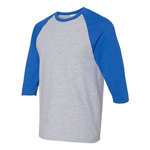Unisex Heavy Cotton™ Raglan Three-Quarter Sleeve T-Shirt - 5700