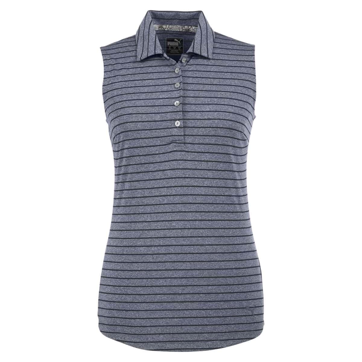 Women's Rotation Stripe Sleeveless Polo - 597222