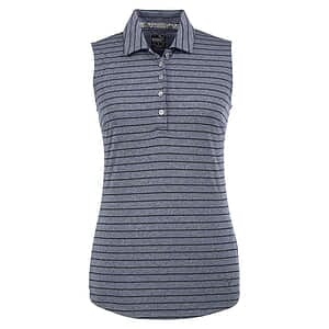 Women's Rotation Stripe Sleeveless Polo - 597222