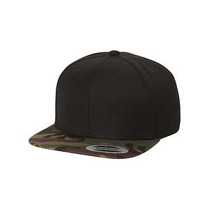 Premium Flat Bill Snapback Cap - 6089M