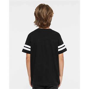 Youth Football Fine Jersey Tee - 6137
