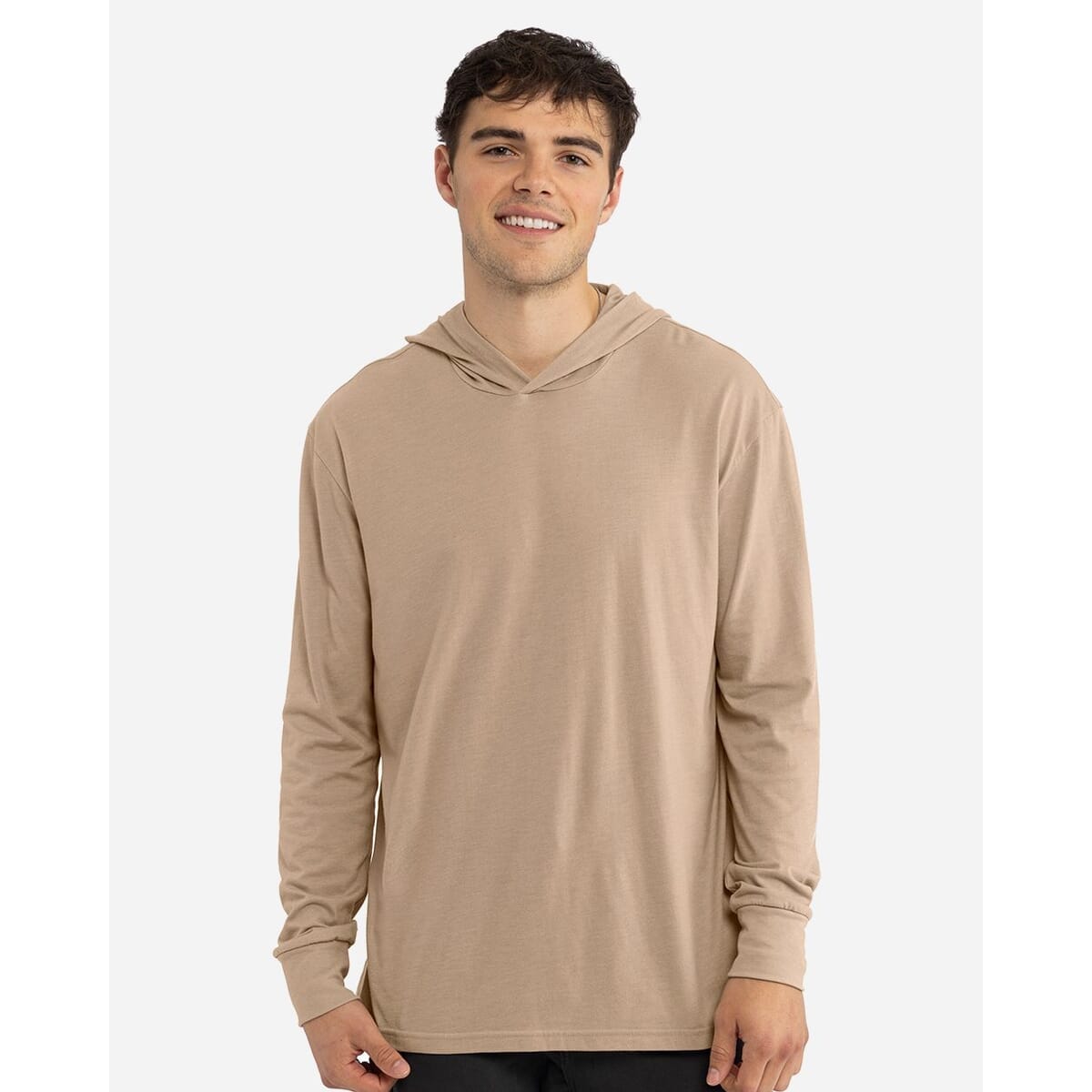 Unisex CVC Hoodie Long Sleeve T-Shirt - 6221