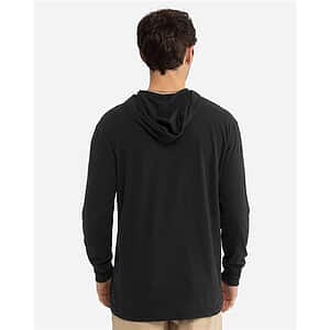 Unisex CVC Hoodie Long Sleeve T-Shirt - 6221