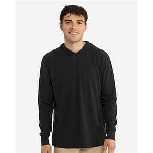 Unisex CVC Hoodie Long Sleeve T-Shirt - 6221
