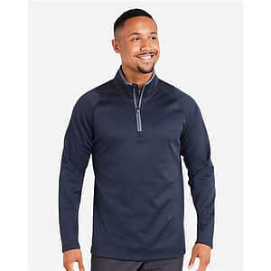 Men's Waffle Fleece Quarter-Zip Pullover - 631105