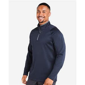 Men's Waffle Fleece Quarter-Zip Pullover - 631105