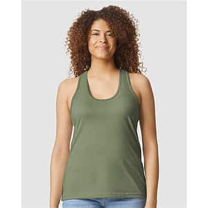 Women's Softstyle® CVC Racerback Tank Top - 64220LCVC