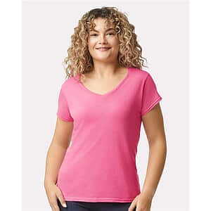 Women's Softstyle® V-Neck T-Shirt - 64V00L