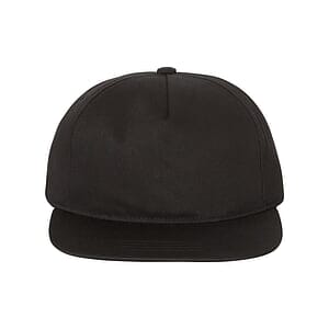 Lightly-Structured Five-Panel Snapback Cap - 6502