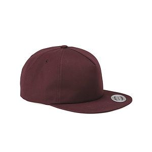 Lightly-Structured Five-Panel Snapback Cap - 6502