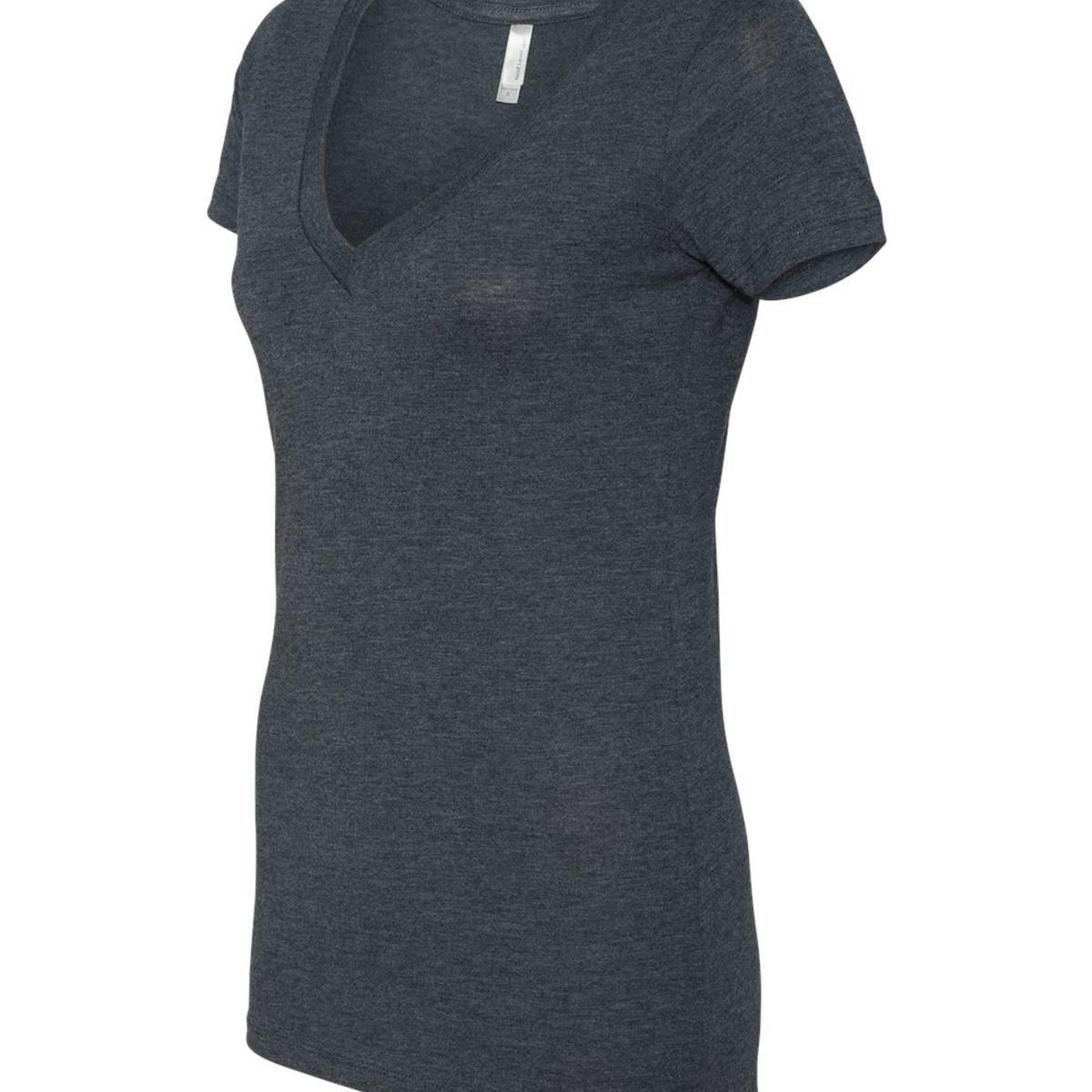 Women’s Triblend Deep V-Neck T-Shirt - 6740