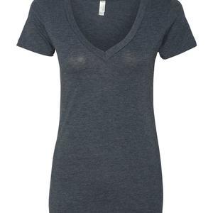 Women’s Triblend Deep V-Neck T-Shirt - 6740
