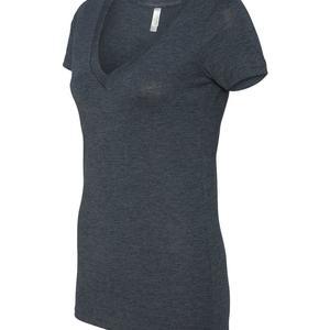 Women’s Triblend Deep V-Neck T-Shirt - 6740