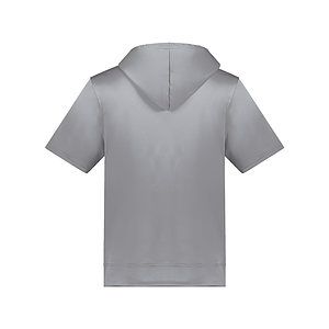 Unisex Fleece Short Sleeve Hooded Pullover - 6871