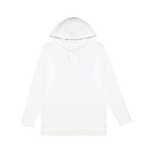Men's Fine Jersey Hooded Long Sleeve Raglan T-Shirt - 6917