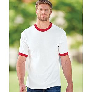 Unisex 50/50 Ringer T-Shirt - 710