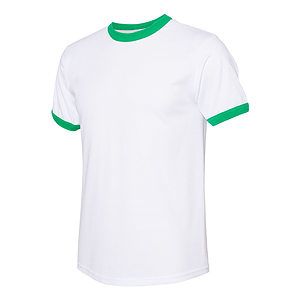 Unisex 50/50 Ringer T-Shirt - 710