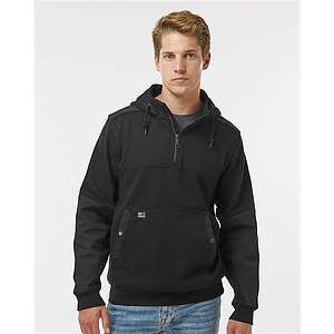 Men's Mission Quarter-Zip Hooded Pullover - 7349
