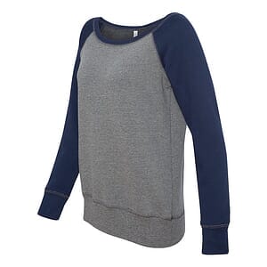 Women’s Sponge Fleece Wide Neck Sweatshirt - 7501