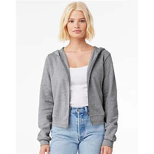 Women's FWD Fashion Sponge Fleece Full-Zip Hoodie Sweatshirt - 7539