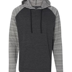 Unisex Yarn-Dyed Hooded Raglan T-Shirt - 8127