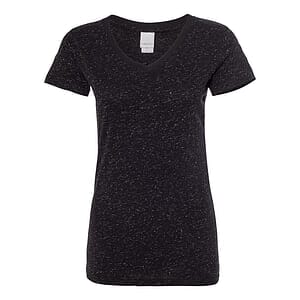 Women’s Glitter V-Neck T-Shirt - 8136