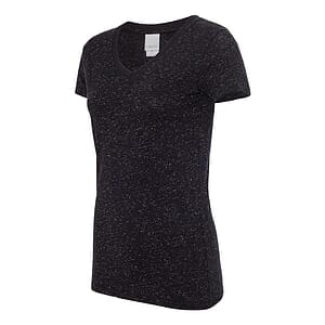 Women’s Glitter V-Neck T-Shirt - 8136