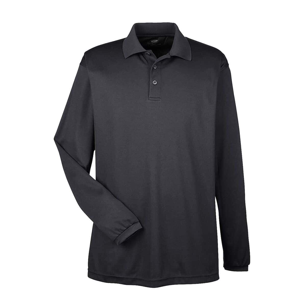 Men's Cool & Dry Long Sleeve Mesh Piqué Polo - 8210LS