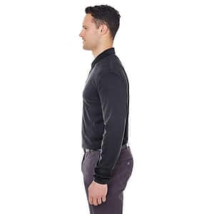 Men's Cool & Dry Long Sleeve Mesh Piqué Polo - 8210LS
