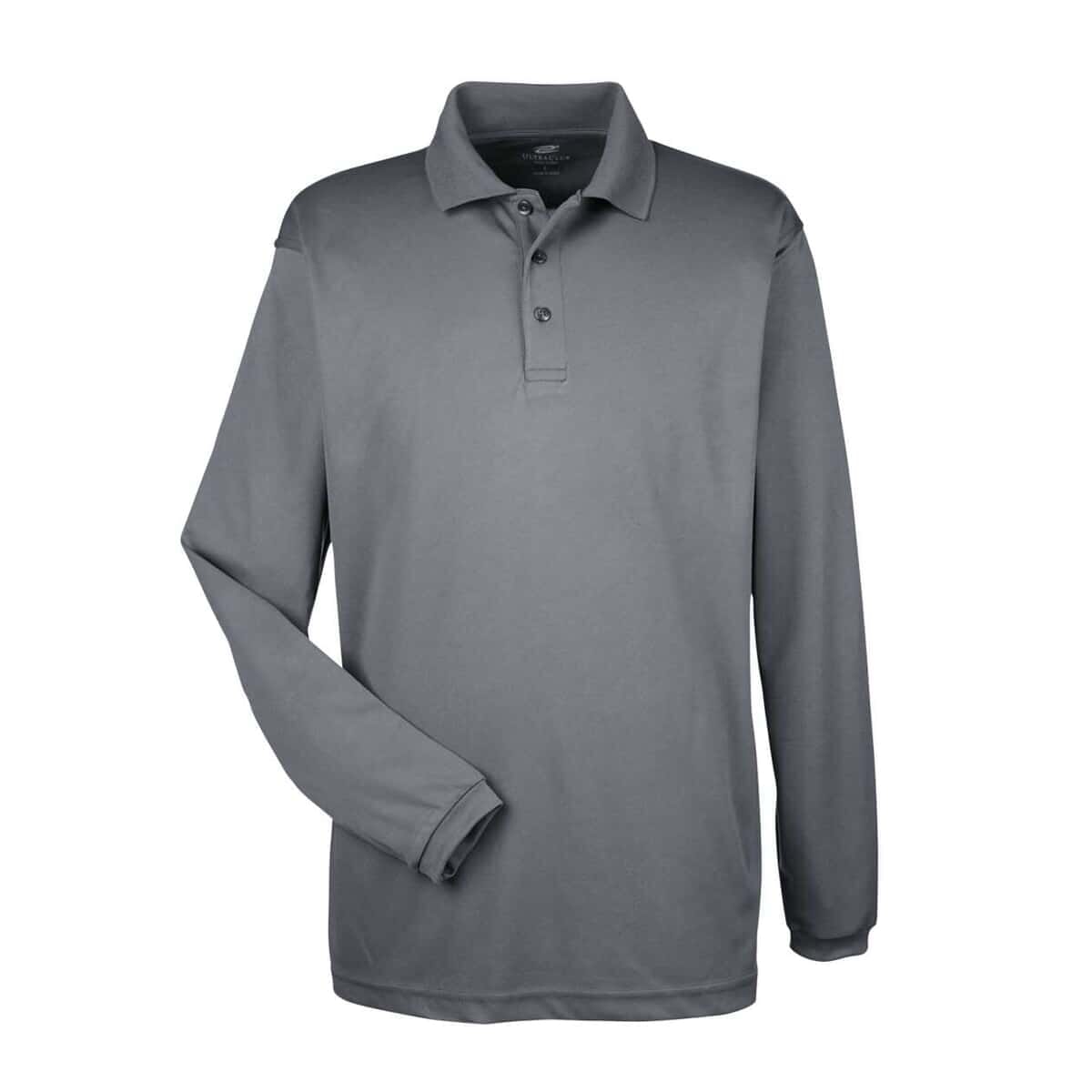 Men's Cool & Dry Long Sleeve Mesh Piqué Polo - 8210LS