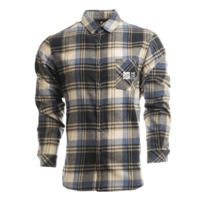 Men's Open Pocket Flannel Shirt - 8212